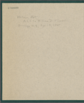 O'Connor, William D., ALS to. Apr. 7, 1865.