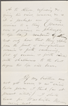 O'Connor, William D., ALS to. May 12, 1867.