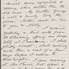 O'Connor, William D., ALS to. Sep. 27, 1868. Postscript to Ellen O'Connor.