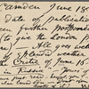 O'Connor, William D., APCS to. Jun. 18, [1883].