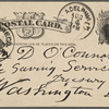 O'Connor, William D., APCS to. Aug. 14, [1883].