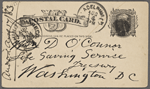 O'Connor, William D., APCS to. Aug. 14, [1883].