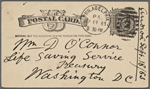O'Connor, William D., APCS to. Sep. 17, [1883].