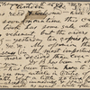 O'Connor, William D., APCS to. Dec. 3, [1883].