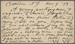 O'Connor, William D., APCS to. Dec. 9, 1883.