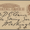O'Connor, William D., APCS to. Feb. 3, 1886.