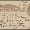 O'Connor, William D., APCS to. Mar. 26, [1886].