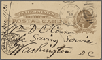 O'Connor, William D., APCS to. Aug. 18, [1886].