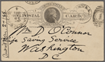 O'Connor, William D., APCS to. Jan. 18, 1888.