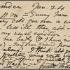 O'Connor, William D., APCS to. Jan. 24, 1888.