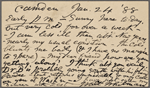 O'Connor, William D., APCS to. Jan. 24, 1888.