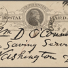 O'Connor, William D., APCS to. Jan. 24, 1888.