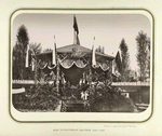 Pavilion with portrait of Alexander III