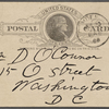 O'Connor, William D., APCS to. Jul. 19, 1888.