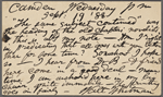 O'Connor, William D., APCS to. Sep. 19, 1888. 