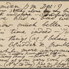 O'Connor, William D., APCS to. Dec. 9, 1888. 