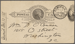 O'Connor, William D., APCS to. Dec. 9, 1888. 