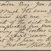O'Connor, William D., APCS to. Jan. 26, 1889. 