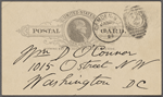 O'Connor, William D., APCS to. Jan. 26, 1889. 