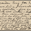 O'Connor, William D., APCS to. Jan. 31, 1889. 