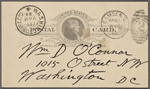 O'Connor, William D., APCS to. Jan. 31, 1889. 
