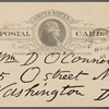 O'Connor, William D., APCS to. Feb. 11, 1889. 