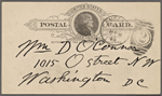 O'Connor, William D., APCS to. Feb. 19, 1889. 