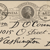O'Connor, William D., APCS to. Feb. 20, 1889. 