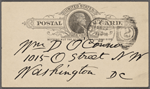 O'Connor, William D., APCS to. Feb. 22, 1889. 