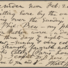 O'Connor, William D., APCS to. Feb. 24, 1889. 