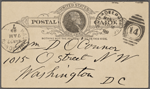 O'Connor, William D., APCS to. Mar. 26, 1889. 