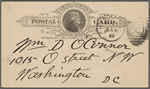 O'Connor, William D., APCS to. Mar. 28, 1889. 