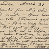 O'Connor, William D., APCS to. Mar. 31, 1889. 