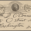 O'Connor, William D., APCS to. Mar. 31, 1889. 