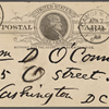 O'Connor, William D., APCS to. Apr. 7, 1889. 