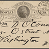 O'Connor, William D., APCS to. Apr. 8, 1889. 
