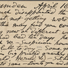 O'Connor, William D., APCS to. Apr. 16, 1889. 