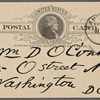 O'Connor, William D., APCS to. Apr. 17, 1889. 
