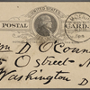O'Connor, William D., APCS to. May 6, 1889. 