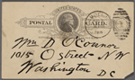 O'Connor, William D., APCS to. May 6, 1889. 