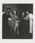 Scene from the Broadway production of the American Negro Theatre's "Anna Lucasta," featuring (left to right) Canada Lee, Hilda Simms, Alice Childress and Alvin Childress
