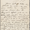 O'Connor, William D., ALS to. Mar. 29, [1883]. 