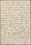 O'Connor, William D., ALS to. Apr. 14, [1883]. 