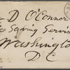 O'Connor, William D., ALS to. Sep. 29, 1884. 