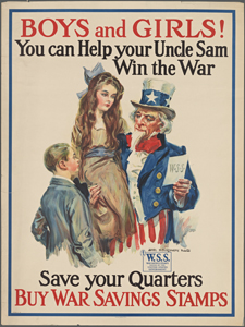 Boys and Girls! You Can Help Your Uncle Sam Win the War