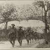 “African-American troops advancing toward the front…”