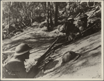 “American soldiers advancing up the slopes of Hill 240…”