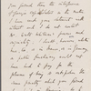 Arnold, Matthew, ALS to W. D. O'Connor. Sep. 16, 1866.