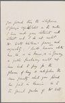 Arnold, Matthew, ALS to W. D. O'Connor. Sep. 16, 1866.