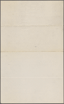 Bucke, Richard Maurice, Circular letter asking for information about WW, signed, addressed to [Ellen M.] O'Connor. Jun. 10, 1880. 